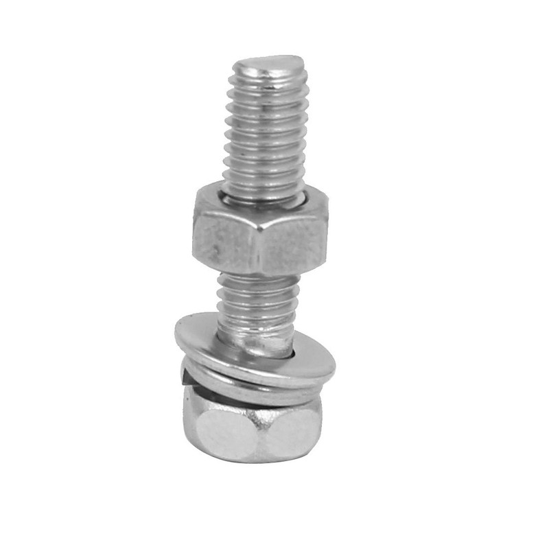 Sourcingmap M5 x 25mm 304 Stainless Steel Phillips Hex Head