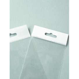 MyCraftSupplies 5x7 Inch HANG TOP Clear Self Adhesive Cello Bags for Retail Packaging or Display Set of 100