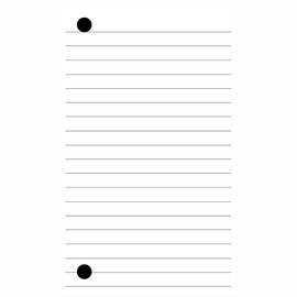 Colonial Cards: Green Index Card Binder and 100 White 3"x5" Cardstock Index Cards, Lined Portrait Format