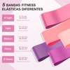 Bandas de Resistencia, 5 Niveles Ligas de Resistencia Elásticas para