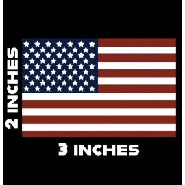 Unbranded 2"x 3" World Flag Patch- Easy iron on (heat press)