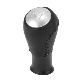 INFINAUTO 5 Speed Gear Shift Knob Front Automatic Transmission Shift Knob for Honda Accord 2003-2008 Plastic Black Silver 1 Pcs