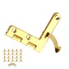 Small Quadrant Hinge, 20Pcs Jewelry Box 90 Degree Hinges with