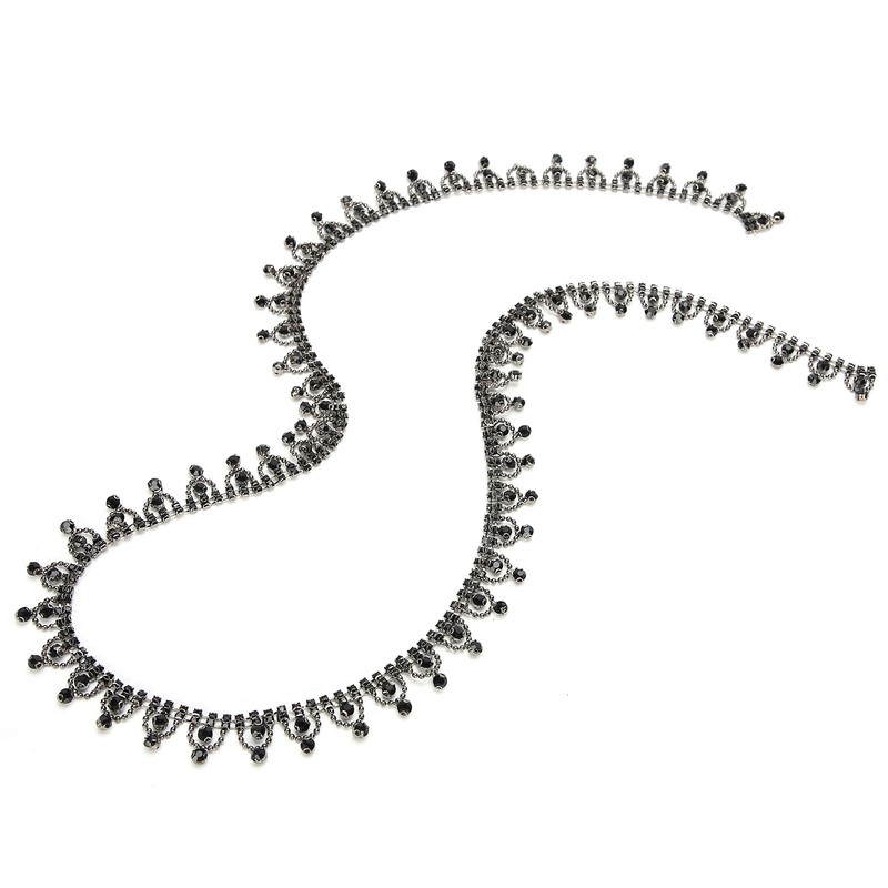 Welding Rhinestones Chain Tassel Pendant Belly Dance Decoration Jewelry Accessories