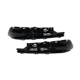 KarParts360 For Acura TLX 2015 2016 2017 Fog Light Cover Driver And Passenger Side | Pair | Front | Outer | Primed | Made Of Plastic | Replacement For AC1038106, AC1039106 | 71107TZ3A10, 71102TZ3A10