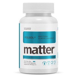 MATTER SMART NUTRIENTS - Folixol Suplemento Alimenticio con Folato 5-MTHF QuatreFolic, Vegano, Sin Azcar, Sin Gluten, Sin OGMs - 60 Cpsulas           