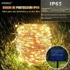 Serie Luces Solares LED 32m 300 Amarillo Cálido IP65 Ideal