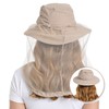 Mosquito Head Net Hat - Bug Cap UPF 50+ Sun
