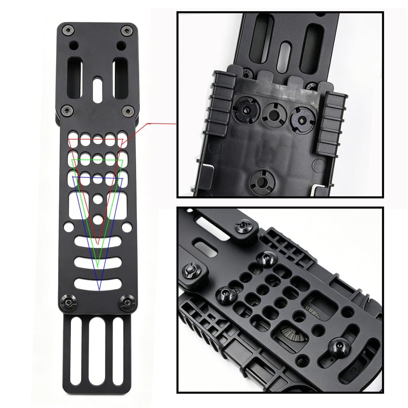 Drop Leg Holster Adapter with QLS Fork & Receiver, Modular
