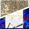 MLGDA Sparkly Sequins Mouth Masc Fashion Designer Glitter Cotton Face