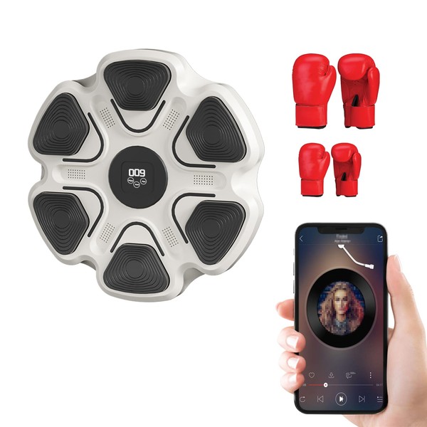 FEIOLA 2025 Music Boxing Machine for Adults，Bluetooth Music Punching Machine