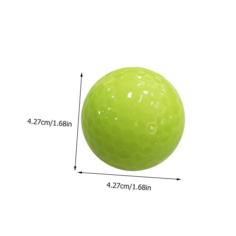 BESPORTBLE 6pcs Golf Fluorescent Ball Lighted Luminous Balls Training Aid