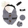 Rabbit Vest Harness and Leash Set Adjustable Formal Suit Style