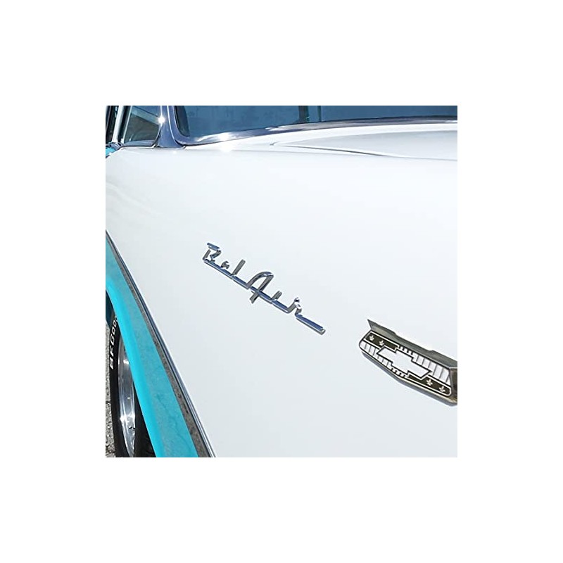 United Pacific C555601 Triple Chrome Plated Bel-Air Script Emblem for