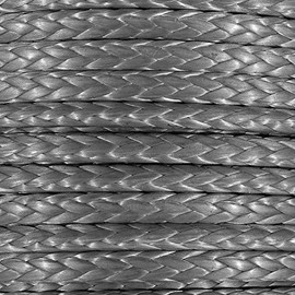 12 Strand DyMax Rope - Gray - Emergency Line, Towline, Utility Winch, Pulling Line, Recreational Line, Rigging Line - (1/2 Inch, 25 Feet)