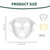 Silikon Maske,3 Stück Wiederverwendbare Silikon Gesichtsmaske Asserdichte Gesichts Befeuchtende Beautymaske