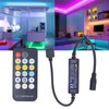 Mini RF Dimmer Controller 17 Keys Remote Control for LED