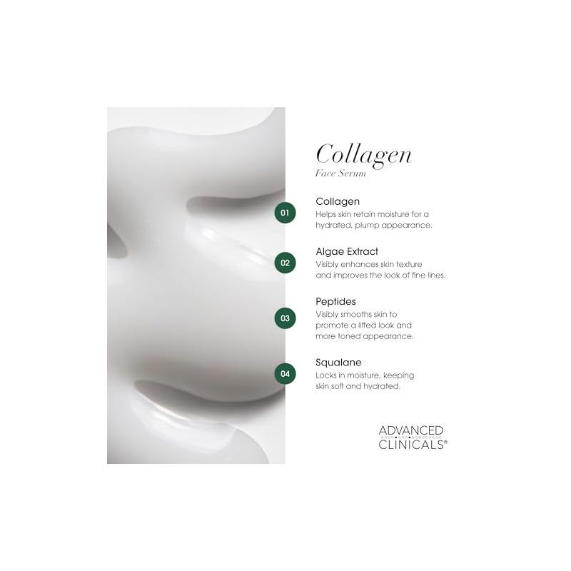 ADVANCED CLINICALS 2 PACK SET - SUERO FACIAL CON COLAGENO