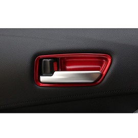 BOYUER for Toyota Corolla 2020 2021 2022 2023 2024,2019-2024 Corolla Hatchback 4PCS Car Inner Door Handle Bowl Frame Cover Trim Interior Decoration Accessories (Wine Red)