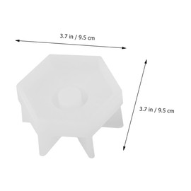 Operitacx 3St Kerzenform manuelle Form Kreisschablone molde de para resina gießform für kerzenhalter silikonformen für kerzenhalter einfache DIY-Form kreative Kristall-Epoxy-Form Kieselgel