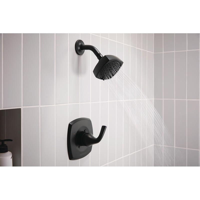 Peerless Parkwood Shower Faucet Set Black, Shower Trim Kit, Shower