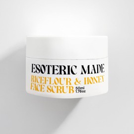 Esoteric Face Scrub - Riceflour and Honey - Cleanse, Exfoliate, Brighten - Fully Organic and Natural - Made in UK