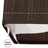 'vidaXL Eco-friendly Bamboo Laundry Bin, Rectangular, Dark Brown, Lightweight and