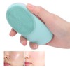 2 in 1 Electric Face Cleansing Brush Silicone Sonic Vibration