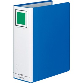 コクヨ ファイル パイプ式ファイル エコツインR(両開き) B5 2穴 800枚収容 青 フ-RT681B