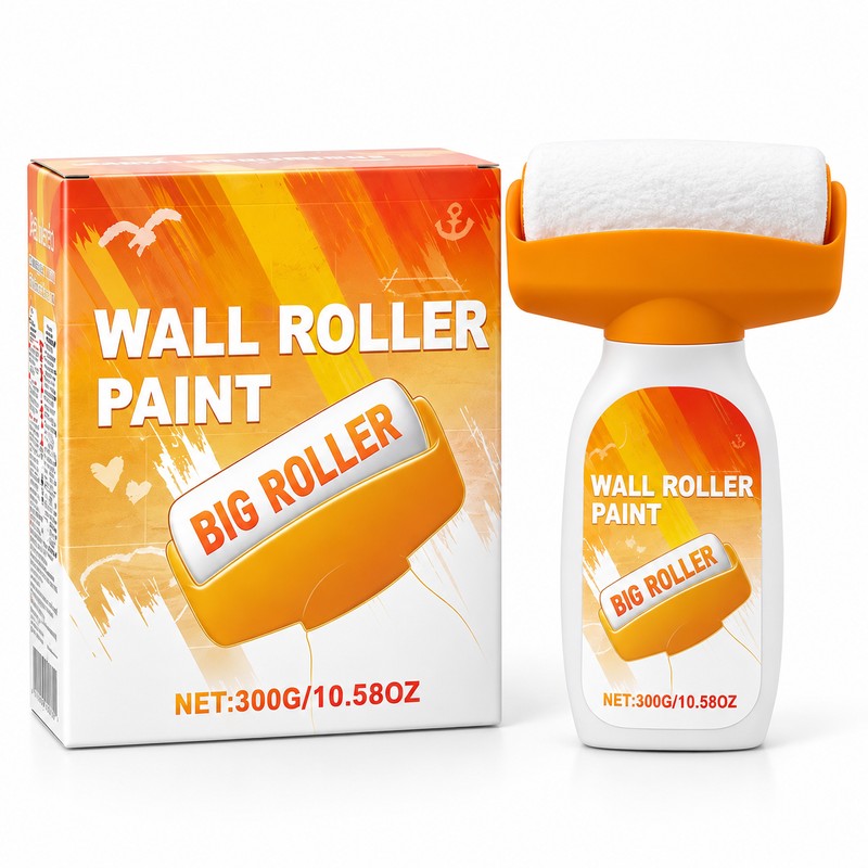 Wall Paint Roller for Touch-Ups – 300g White Latex Paint