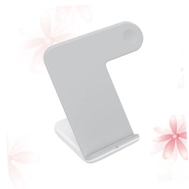 DOITOOL Wireless Charging Stand for and Fast Charging Dock Compatible Type Devices Convenient Viewing Angle White