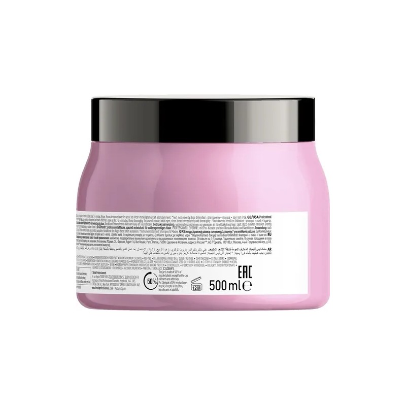 Loreal Professionel Mascarilla Liss Unlimited 250ml
