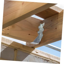 TEHAUX 20pcs Joist Hangers Face Mount Rafter Brackets for Wood Construction Hurricane Ties Durable and Weather Resistant for Compatibility