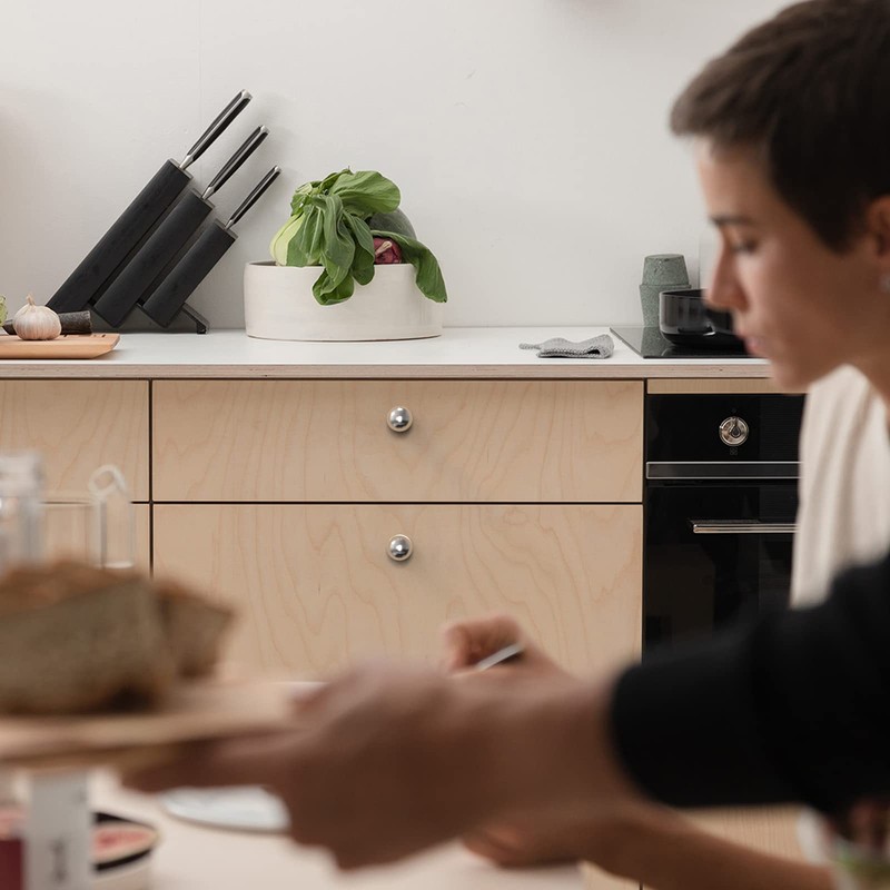 Coinkoly 10 Pack Cabinet Knobs Brushed Satin Nickel Single Hole