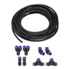 sourcing map Pneumatic Air Hose Tubing PU Air Compressor Tube