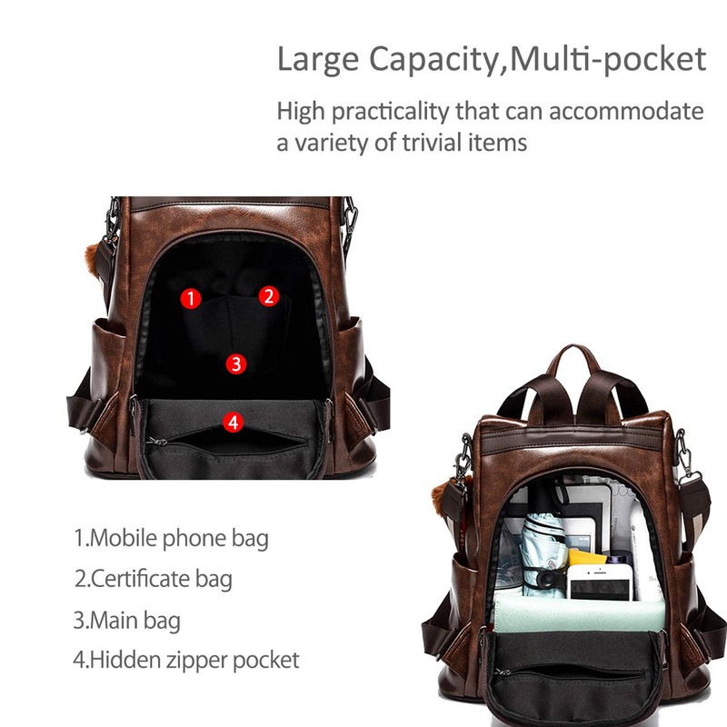 NICOLE & DORIS Backpack Women Fashion Backpack for Ladies Casual