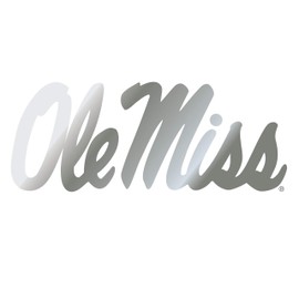 Craftique Mississippi Decal (SIL OLE MISS DECAL (3",4",6",12"), 6 in)