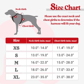 rabbitgoo Dog Harness, No-Pull Pet Harness with 2 Leash Clips, Adjustable Soft Padded Vest, Reflective No-Choke Pet Oxford Vest with Easy Control Handle for Small Dogs, Red, S