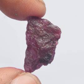Natural Rough Ruby 13.00 Ct. Certified Healing Crystal Red Ruby Gemstone