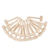 100pcs Mini Wooden Hammers for Chocolate Portable Breakable Heart Hammer