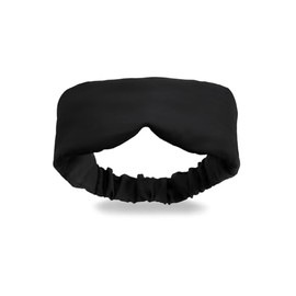 Infinity Travel - Bamboo Sleep Mask - Silky Soft Eye Mask - Comfortable - 100% Light Blocking Night - Machine Washable (Black)