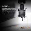 Mollom (7-7/8''|200mm) Heavy Duty Carbide Hole Saw with 2 Pilot