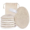 LOPHE Reusable Makeup Remover Pads 6 Pack,Beige