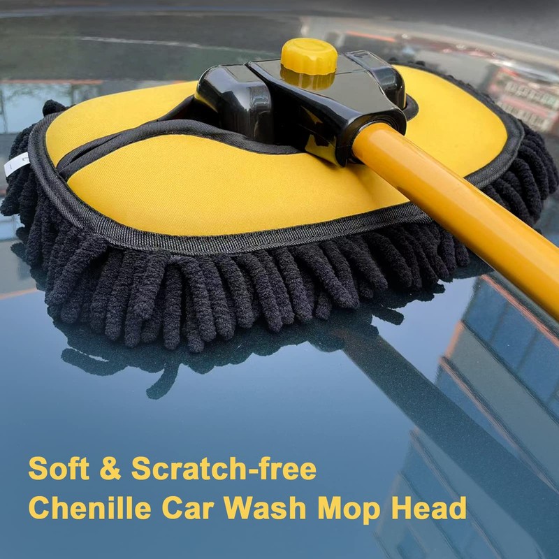 YeewayVeh Car Wash Brush with Long Handle, Microfiber Car Wash