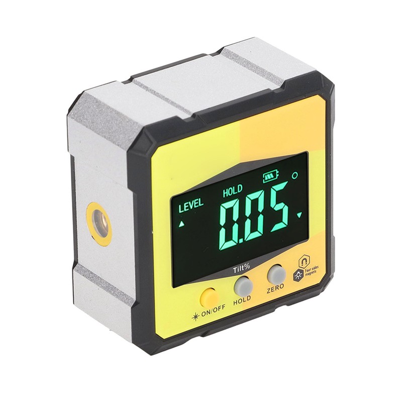 Digital Inclinometer Angle Finder Gauge Magnetic with Laser Cube Protractor