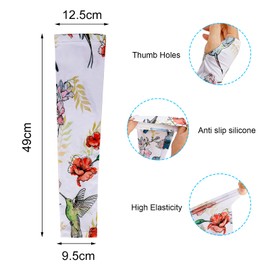 Qchengsan Farmers Gardening Sleeves Gardening Gifts for Women,Thorn Proof Farmers Garden Sleeves Sun Protection Cooling Arm Sleeves