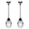 Alessi MW20S2 , Dressed Set of 2 Egg spoons, 18-10