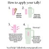 Tally Silicone Hydration Tracker Replacement (TABS ONLY), Multi-Color Water Bottle