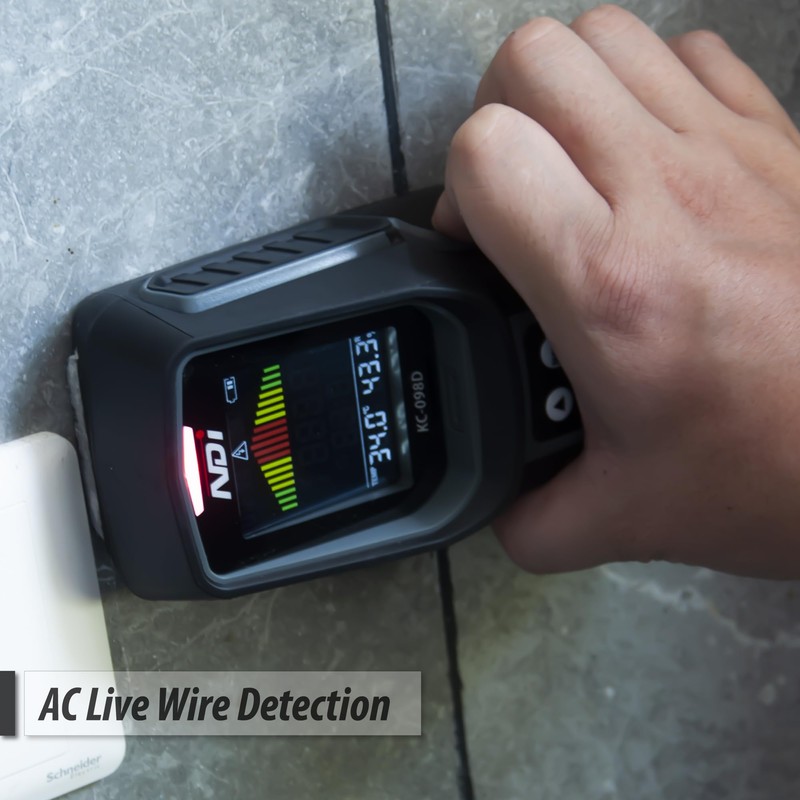 NDI 5‑in‑1 Stud Finder Wall Scanner with Laser Liner –