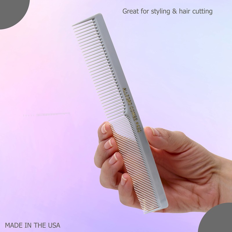 Allegro Combs 420 Hair Stylist and Barbers set hair cutting